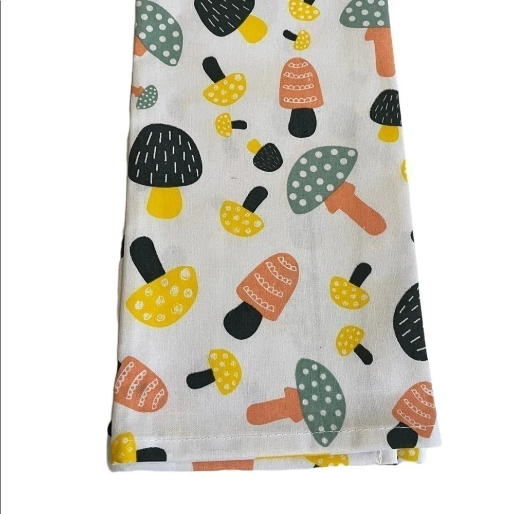 Mushroom Print Kitchen Towel